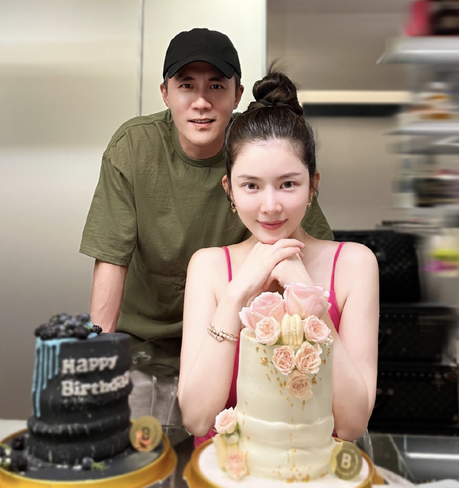 杜淳妻子王灿分享庆生照,肚子突出明显引人猜测