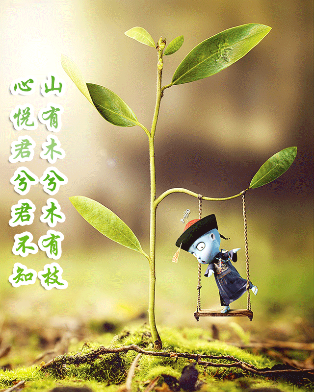 "心悦"动态萌图:山有木兮木有枝,心悦君兮君不知|心悦|动态|壁纸_新浪