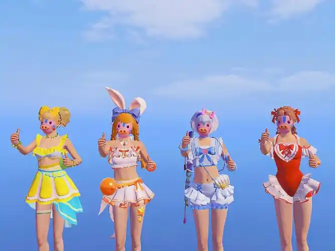 和平精英  #和平精英皮肤  #和平精英日常  这次的泳装军需,主套的腿