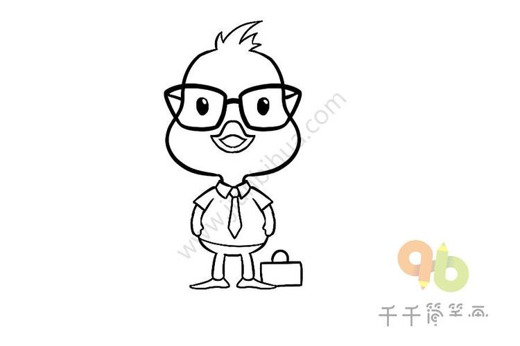 鸭先生简笔画
