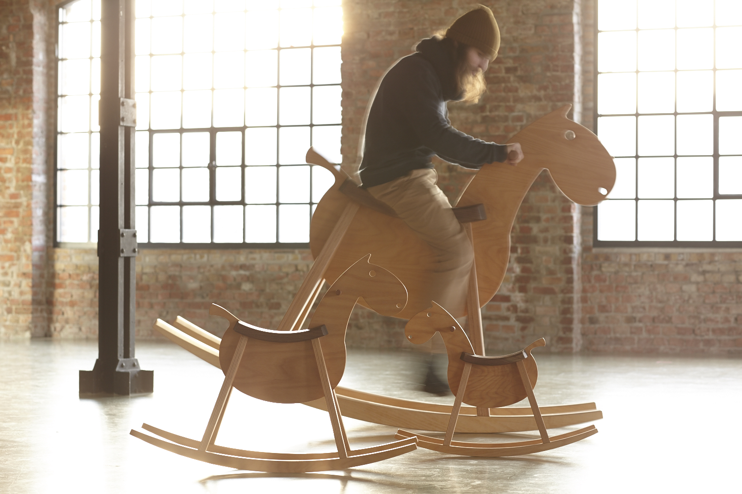 paripa bigkid成人木马摇椅,每个大人心中都住着个小孩子