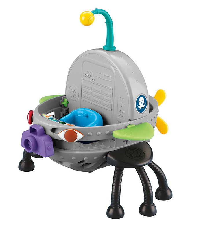 小象玩具镇费雪海底小纵队小丑鱼艇百变舰艇多功能拼插组合玩具