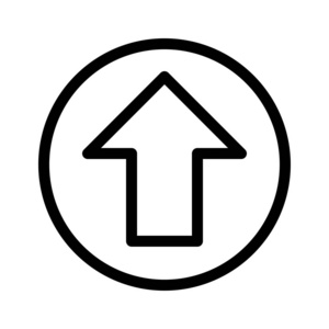 双上箭头图标简单线条插图图片