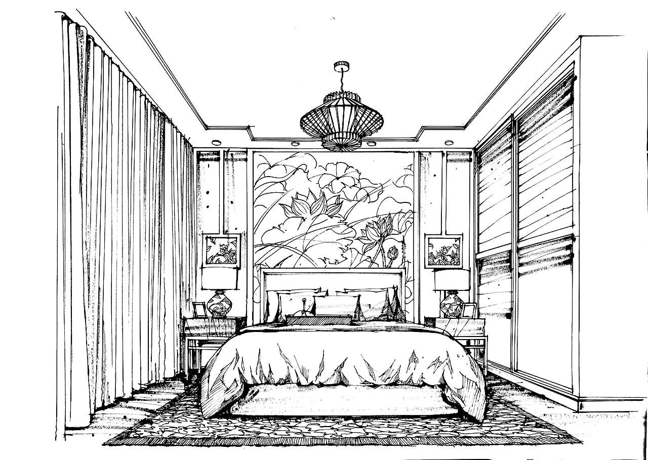 室内手绘效果图