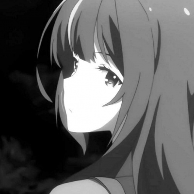 流泪的头像女生动漫黑白图片高清二次元动漫女生流泪的头像女生
