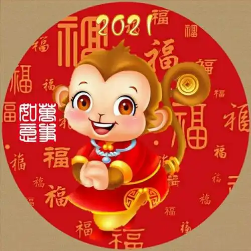微信头像:十二生肖,喜迎2021年,万事如意