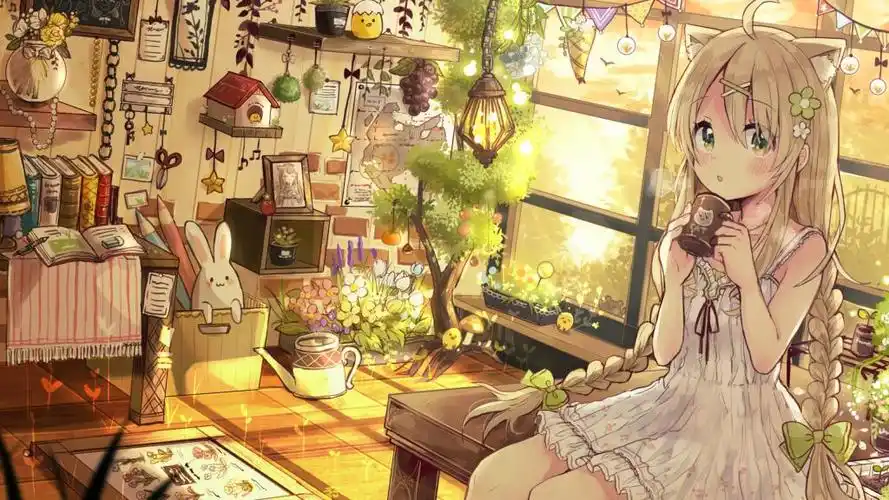 梦幻中的女孩,高清壁纸图片,动漫人物-回车桌面