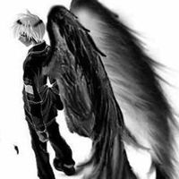 六翼堕落天使黑色头像_微信头像图片大全