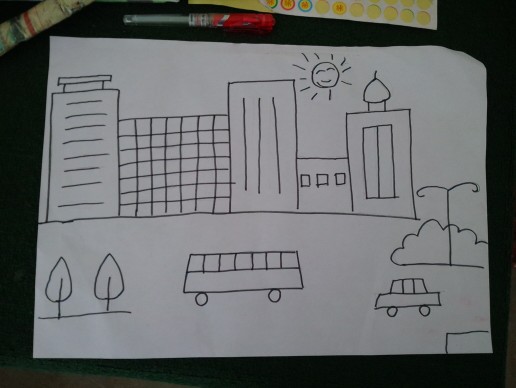 【幼儿简笔画】用画笔带宝贝们"建设"大城市的高楼大厦!