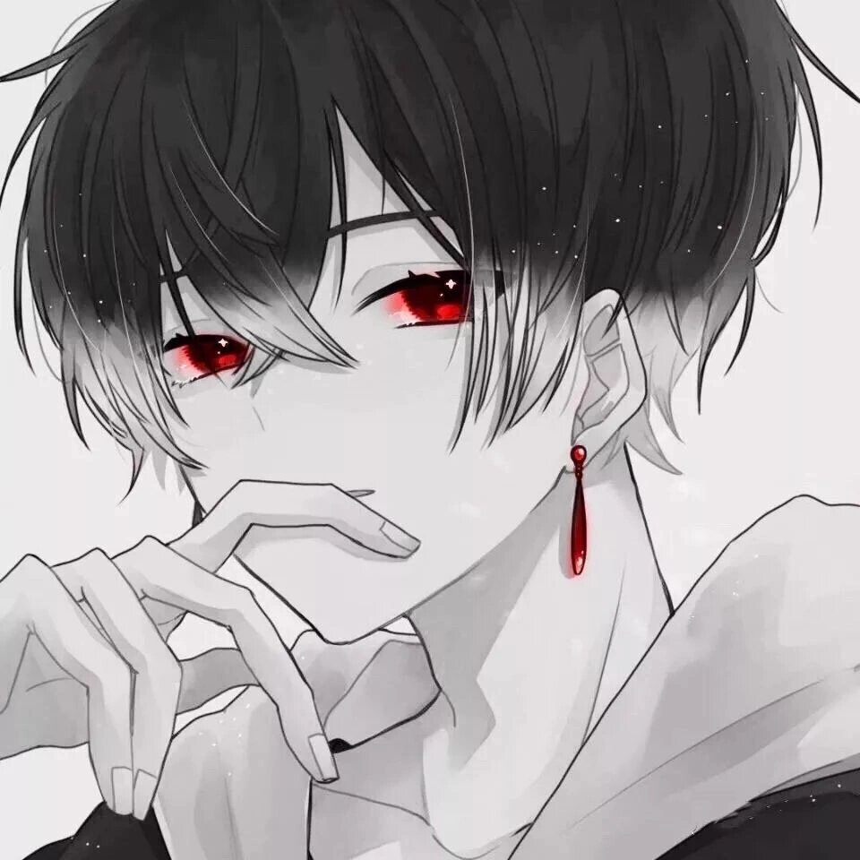 90张动漫男生头像,emo冷漠男头5