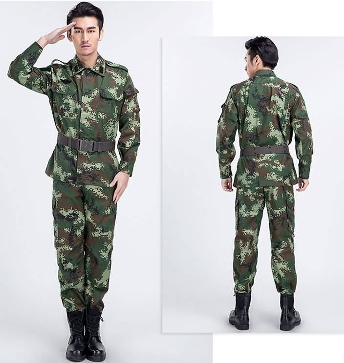 武警数码夏季迷彩作训服