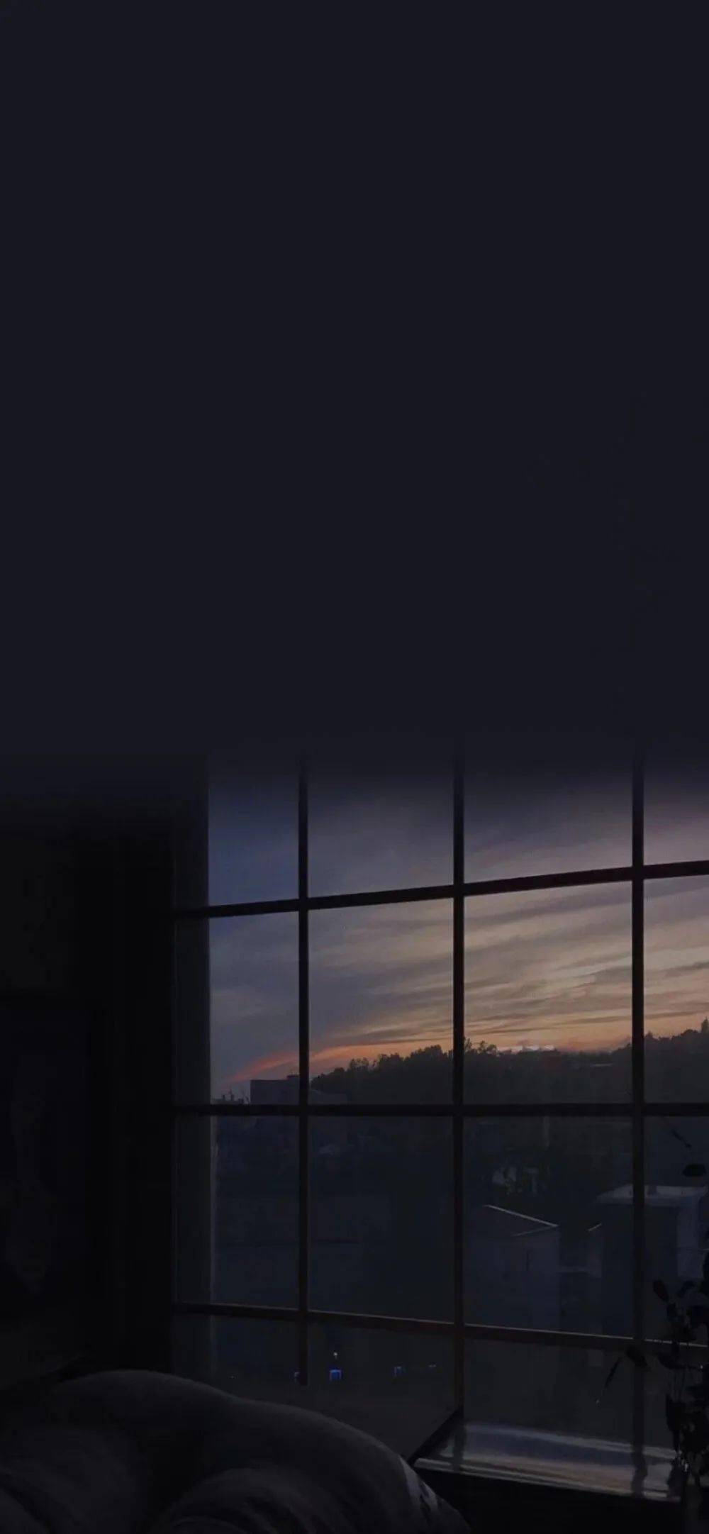 ins风暗色系壁纸夕阳西下