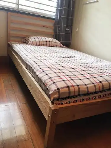 宜家实木1.2m*2m单人床 宜家床垫 宜家床罩