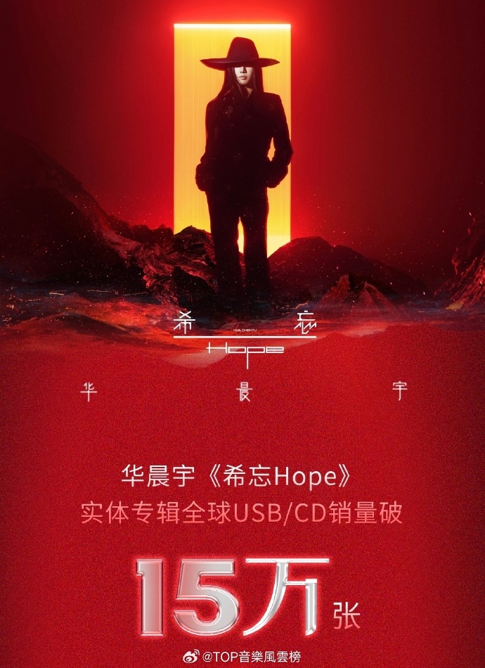 华晨宇实体专辑再获ifpi认证