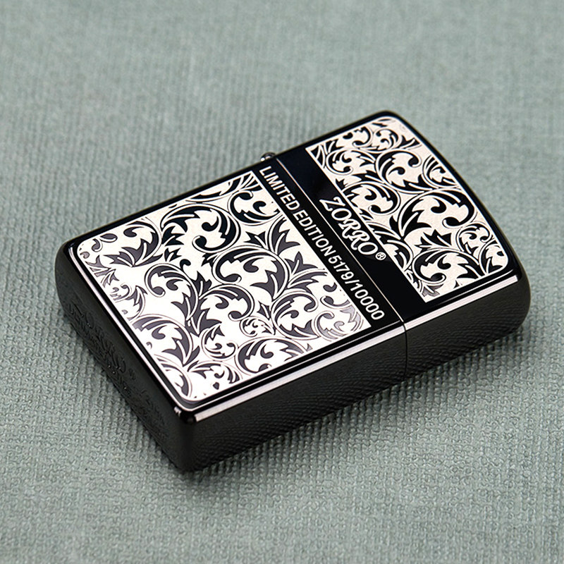 新款限量佐罗zorro煤油打火机炫彩唐草高级防风煤油打火机