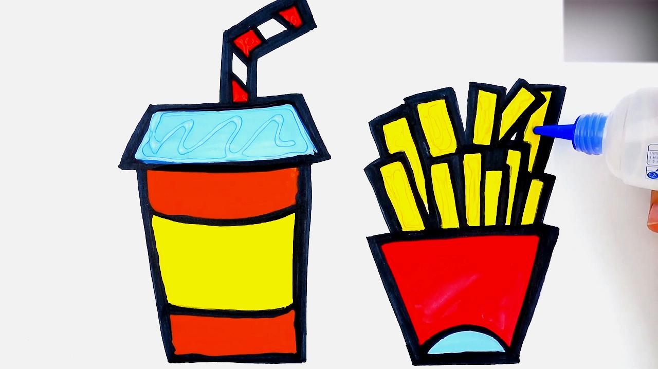 薯条简笔画怎么画?