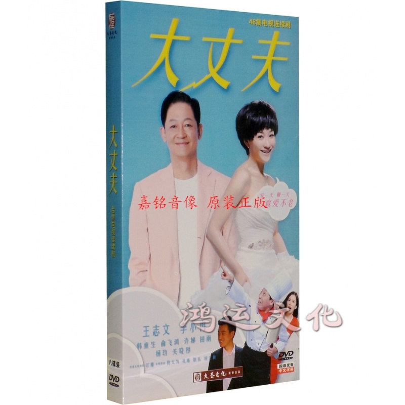 正版现货 电视剧 大丈夫 48集盒装8碟dvd经济版 王志文 李小冉