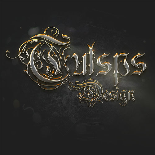 ps利用图层样式制作浮雕效果华丽的发光金属字