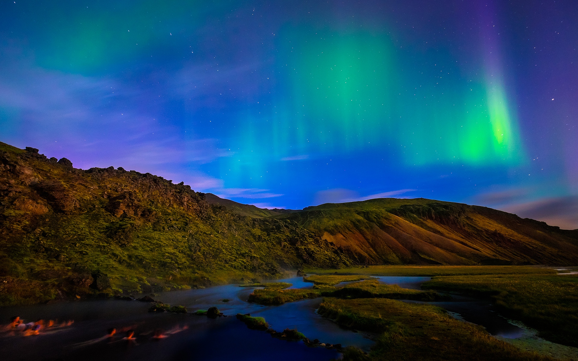 北极光北极光之夜高清壁纸,高清图片,壁纸,自然风景-桌面城市