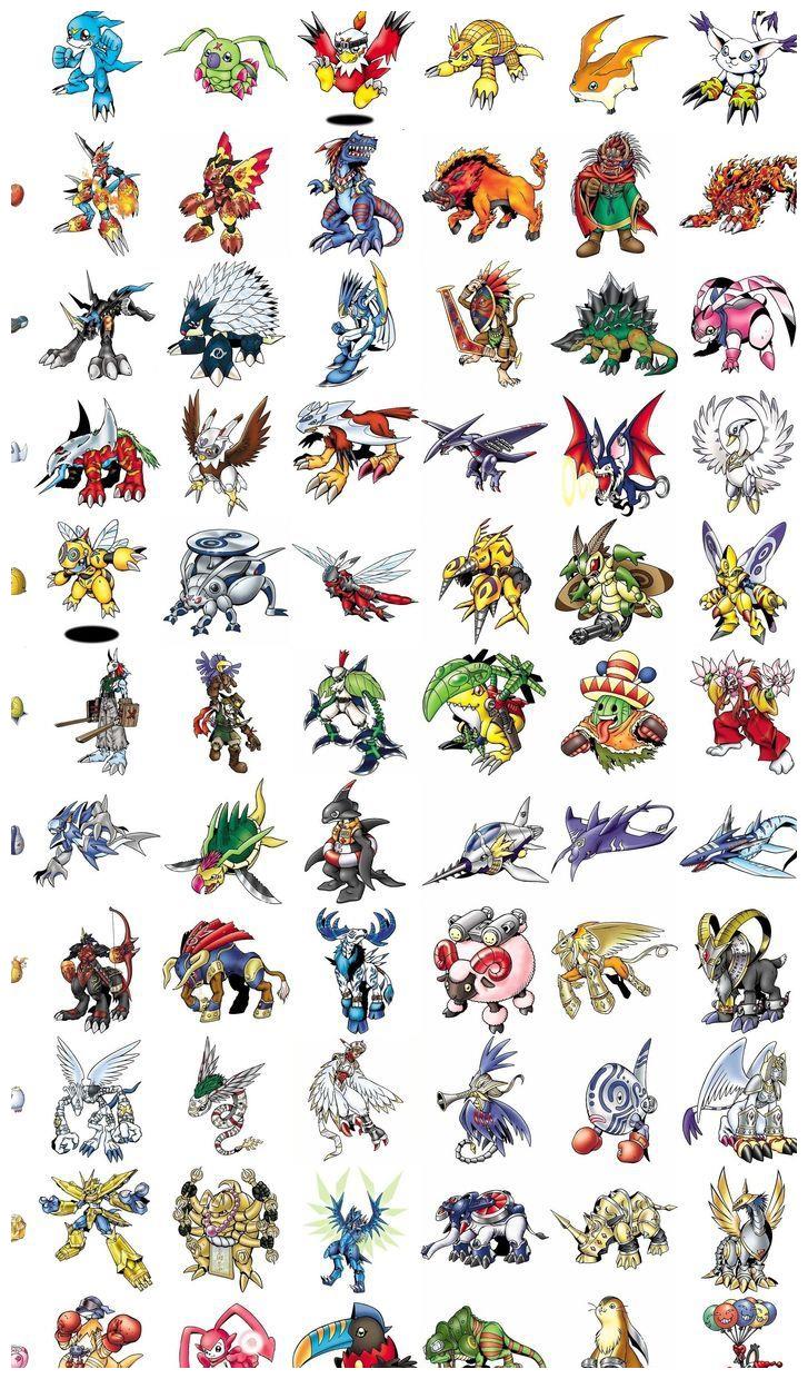 数码宝贝进化大全