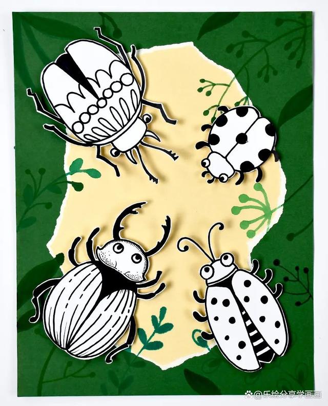 儿童画教程|昆虫儿童画教案——探寻自然之昆虫记