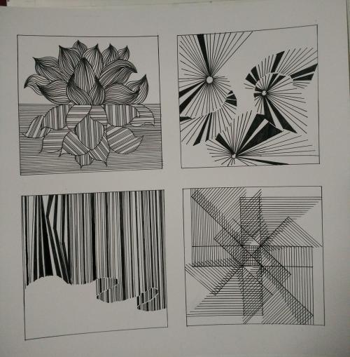 点线面蝴蝶简笔画 第2页设计基础三大构成精讲教程   平面设计学院