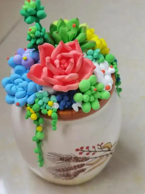 超轻粘土多肉盆栽