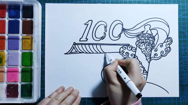 建党100周年爱国主题儿童画-母婴亲子视频-搜狐视频