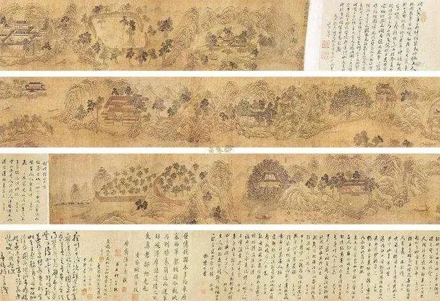 唐朝 王维《辋川图》