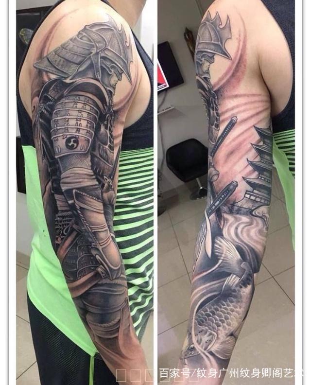半甲纹身图腾:适合男生的15个大面积纹身图案,看看有你喜欢的吗_佛经
