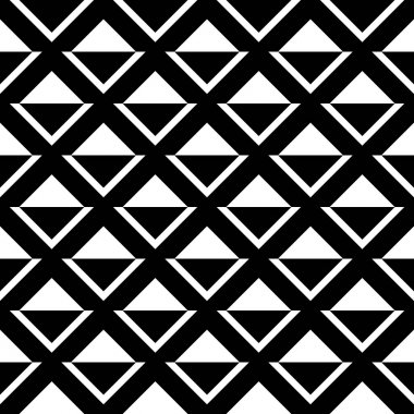 矢量素材_黑白几何图案摘要抽象的黑色和白色几何图案.