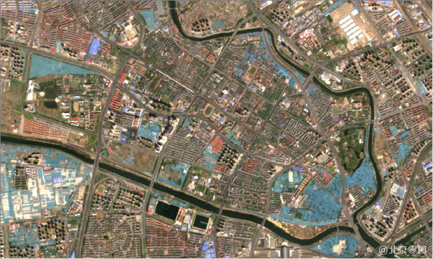 天津市2021年4月份最新卫星影像地图