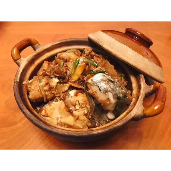 搜狗桑_做的啫啫三文鱼头煲