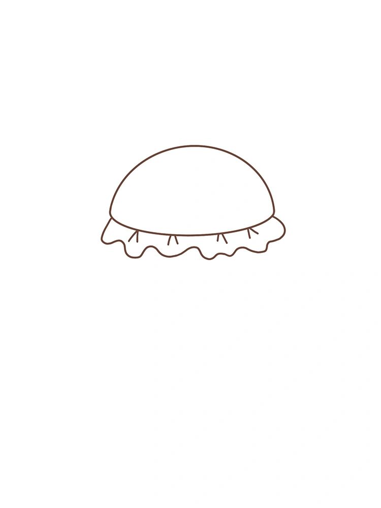 可爱的汉堡简笔画92