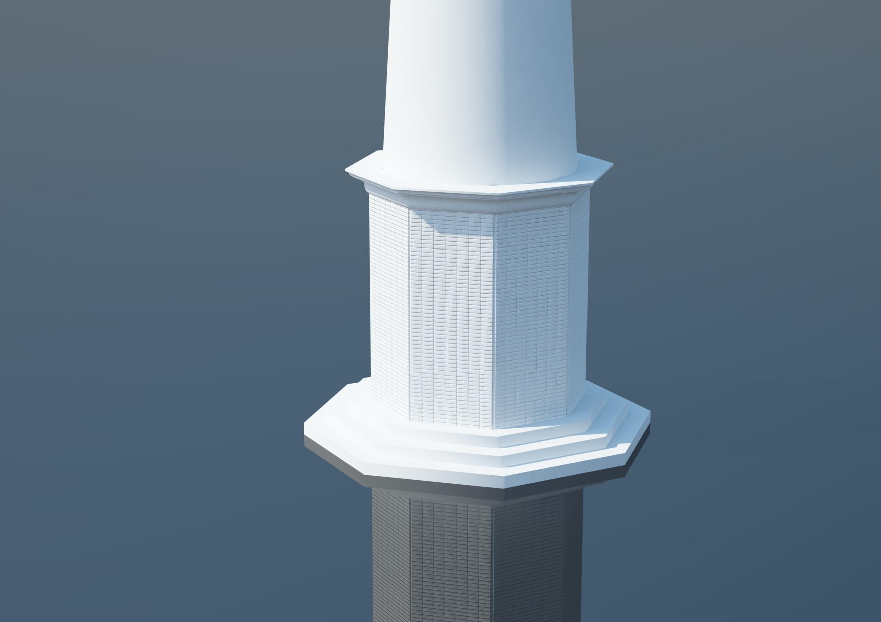 简单的塔3d模型