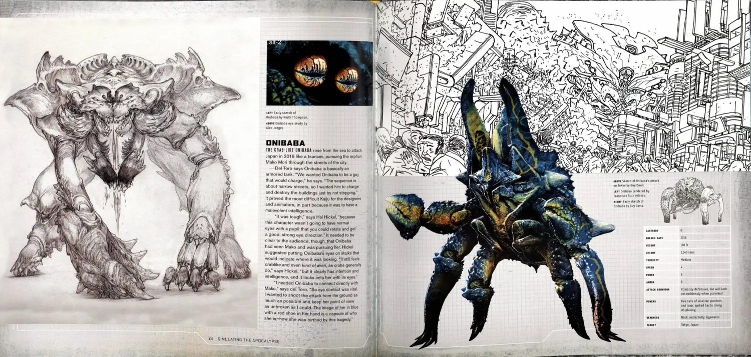 环太平洋 电影设定集 pacific rim man machines and monsters