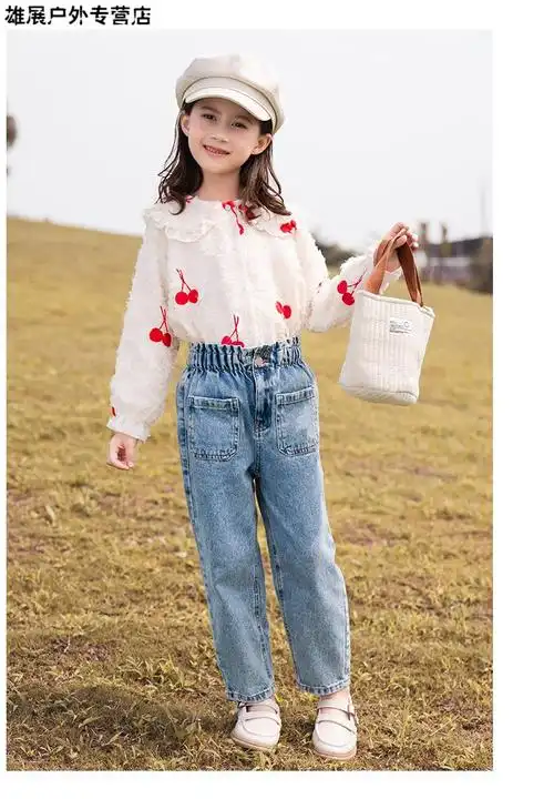 小朋友小孩子小学生穿的女童秋装洋气套装2020年儿童秋季时髦童装小