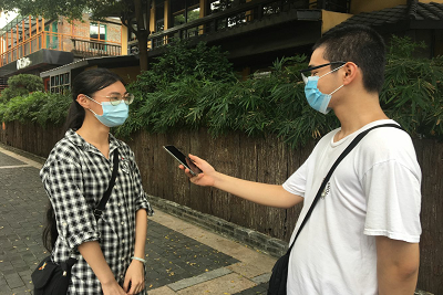 自动化与电气工程学院逐梦青春心协关于城乡发展变化对路人进行采访