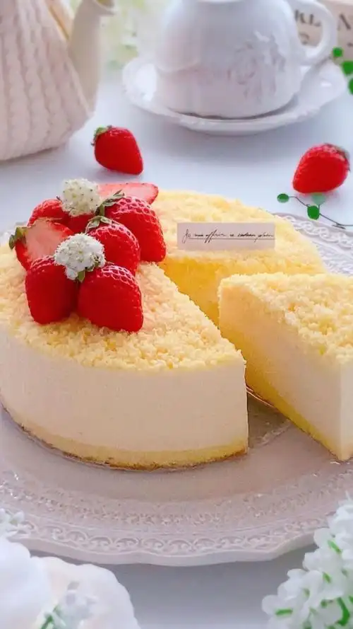 少女心美味草莓蛋糕