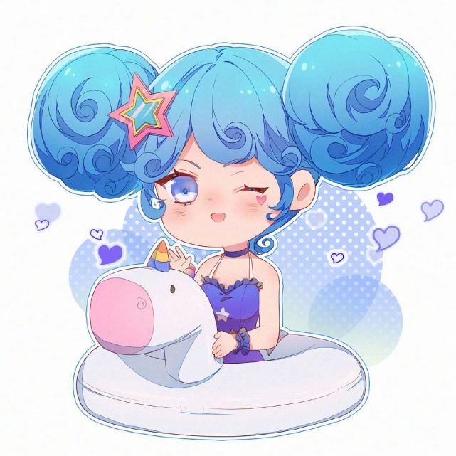 王者荣耀头像小乔缤纷独角兽星元套装