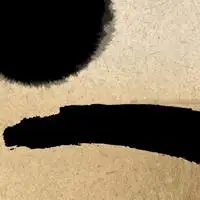 中国艺术墨染画qq头像图片水晕墨染山水画