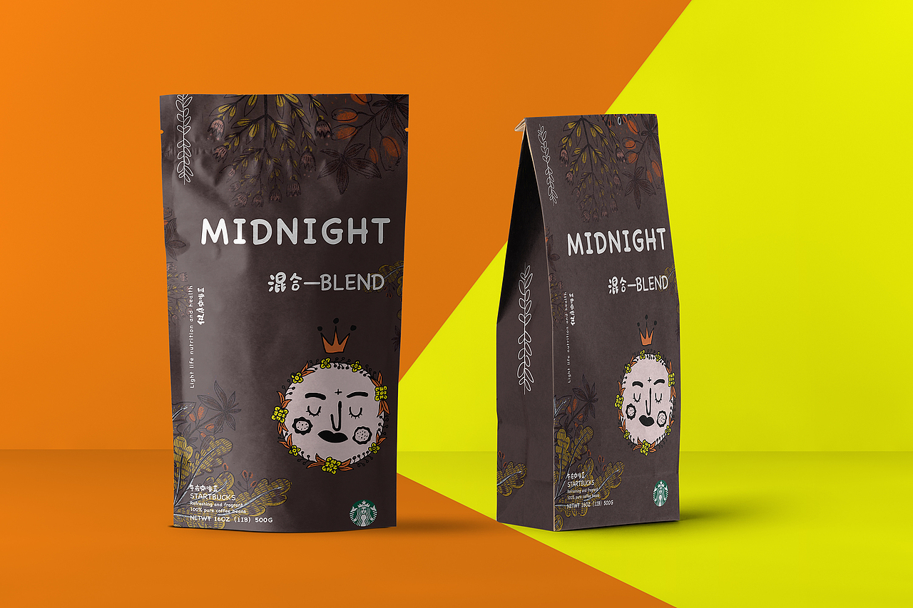 星巴克咖啡豆包装设计