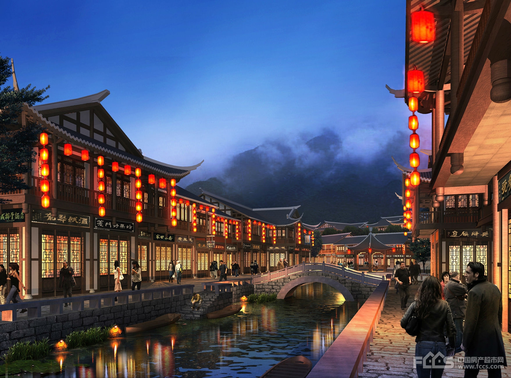 宜影古镇效果图或实景图