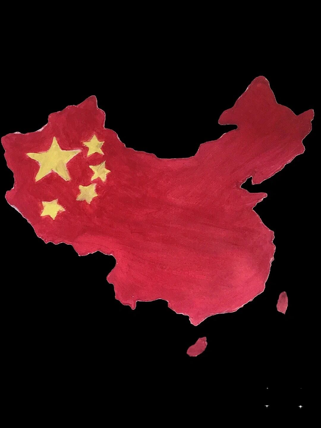 中国地图(手绘)