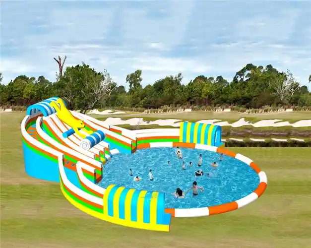 网红充气水池