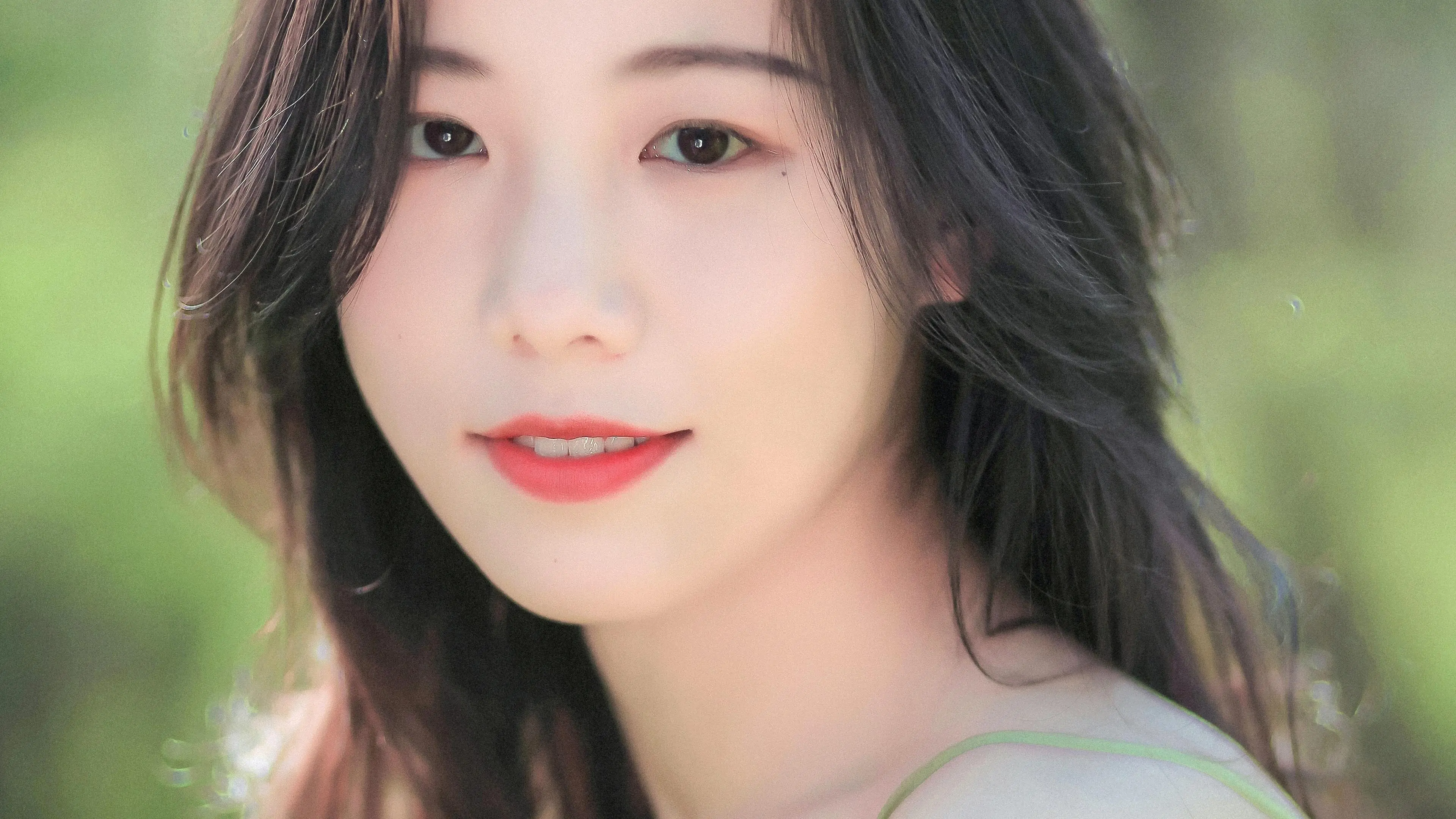 户外清新优雅可爱森系小仙女壁纸