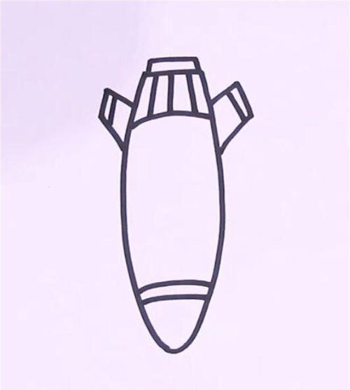 中国核导弹怎么画简笔画