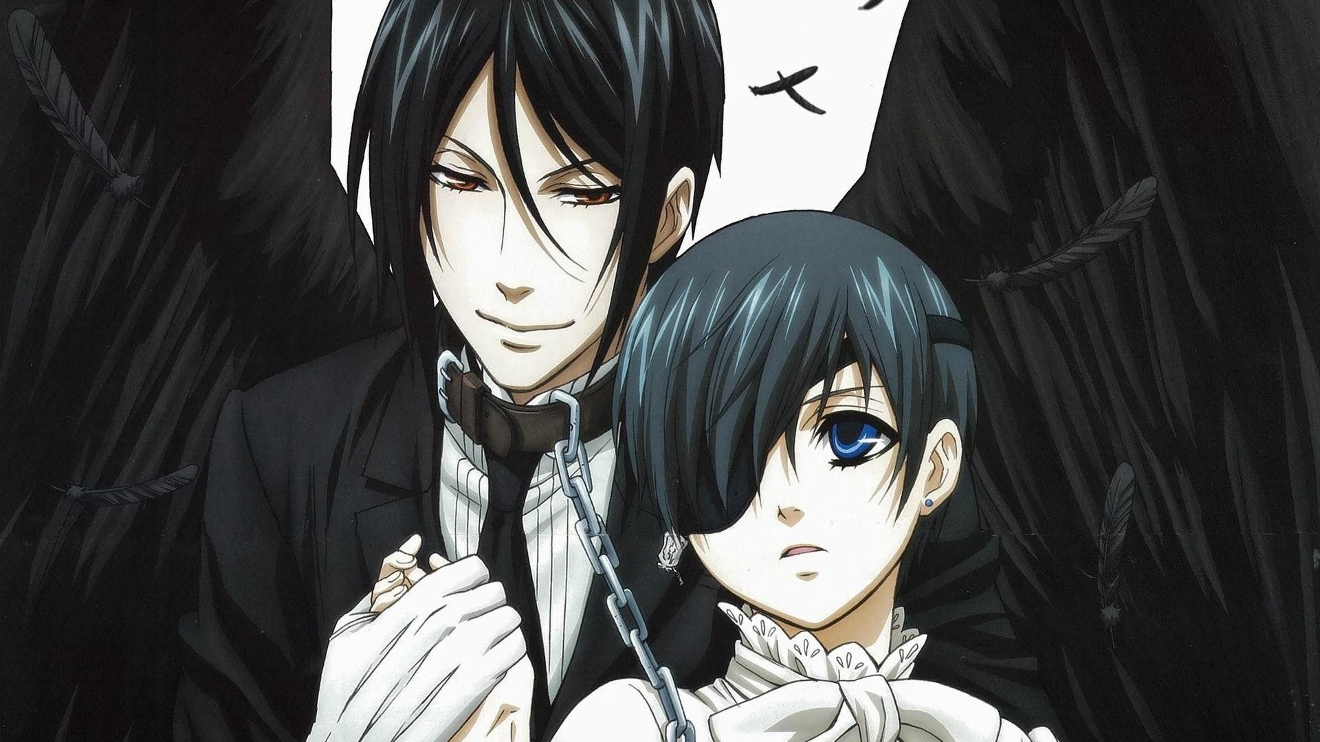 黑执事暗黑风格帅气动漫桌面壁纸