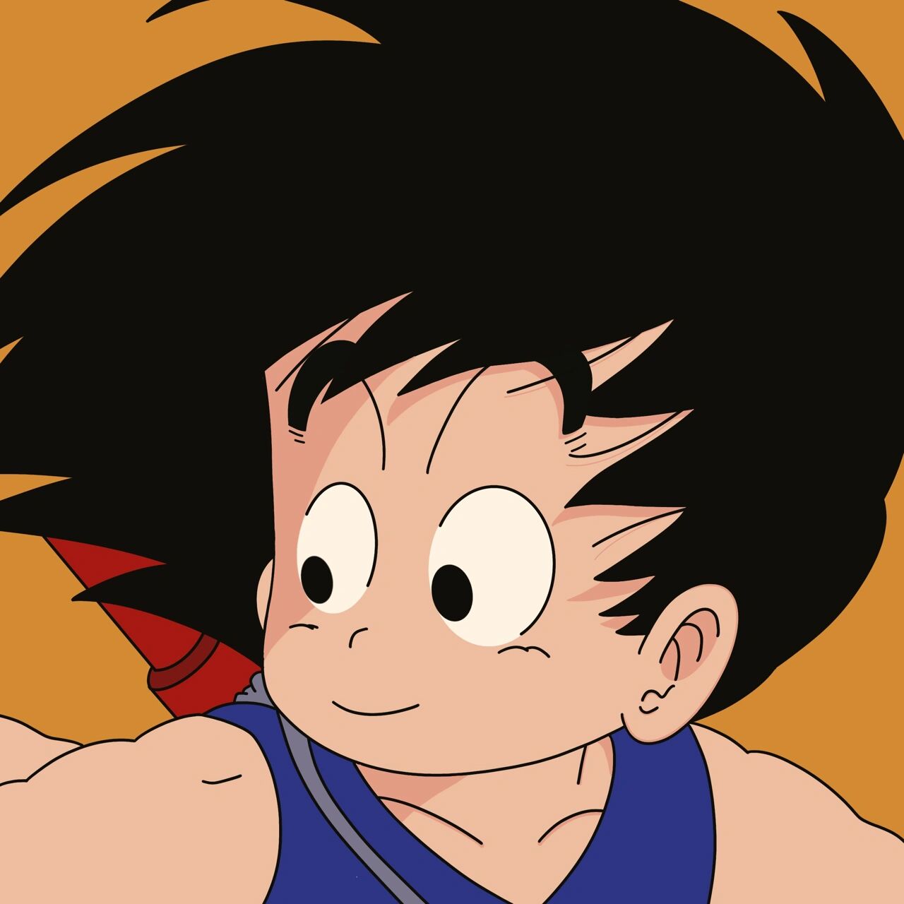 1️⃣七龙珠 悟空琪琪 情侣头像 第一翻 从某度上找的图,临摹了一