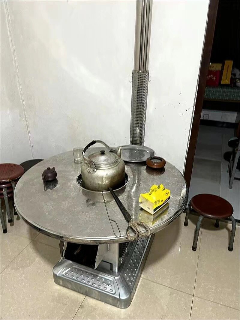 农村无烟气化炉柴煤两用取暖神器烤火炉子